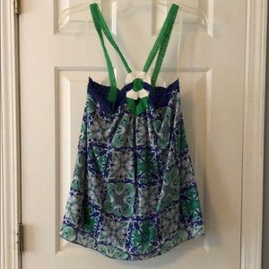 Chelsea & Violet blue and green tank